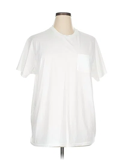 Pre-owned Gap Short Sleeve T-shirt In White