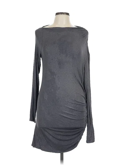 Pre-owned Express Casual Dress In Gray