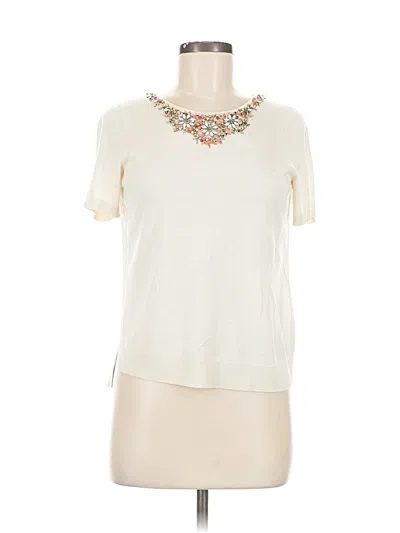 Pre-owned Magaschoni Short Sleeve T-shirt In White