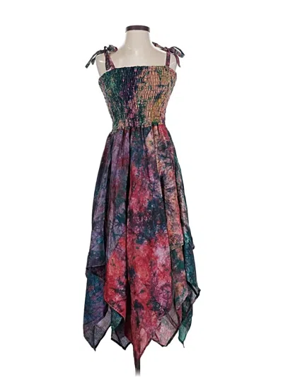 Pre-owned Assorted Brands Cocktail Dress In Purple