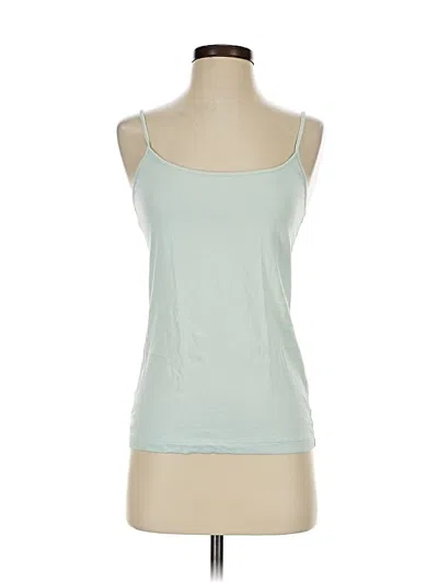 Pre-owned Ann Taylor Loft Tank Top Green Strapless Neckline Tops