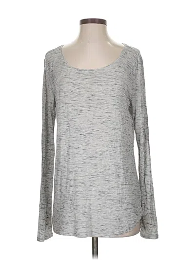 Pre-owned Gap Long Sleeve T-shirt In Silver