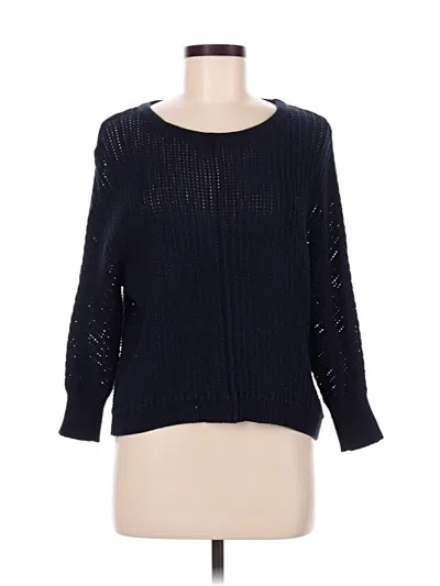 Pre-owned Athleta Pullover Sweater In Blue