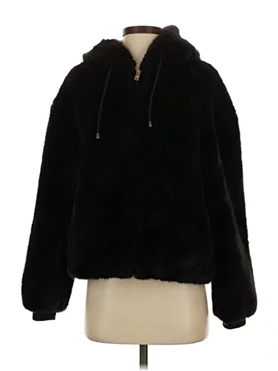 Pre-owned Heartloom Faux Fur Jacket In Black