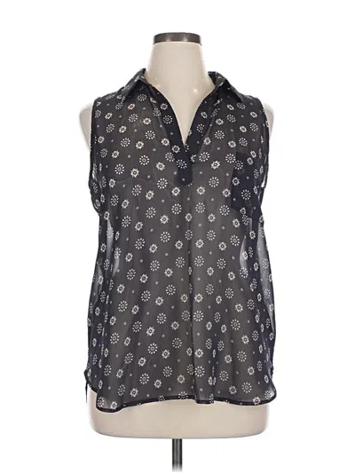 Pre-owned Pleione Sleeveless Blouse In Gray