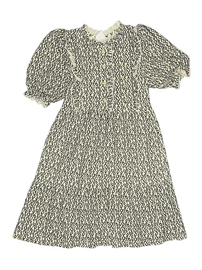 Pre-owned Zara Kids' Dress In White