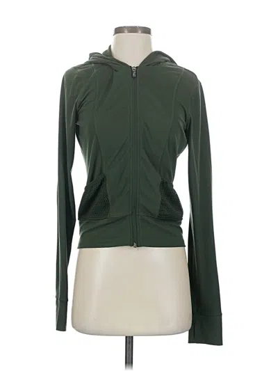 Pre-owned Nicole Miller Track Jacket In Green