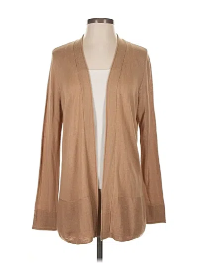 Pre-owned 89th & Madison Cardigan Sweater In Brown