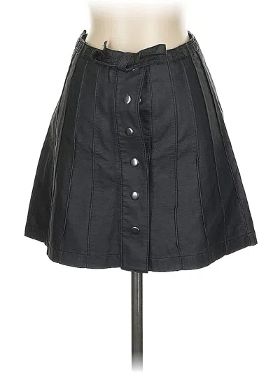 Pre-owned Free People Casual Skirt In Black