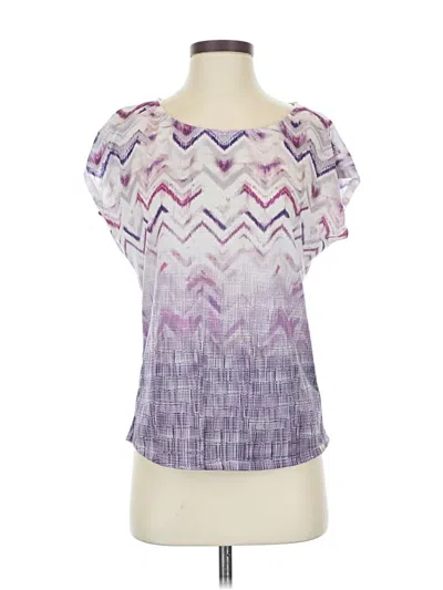 Pre-owned Prana Short Sleeve T-shirt In Purple
