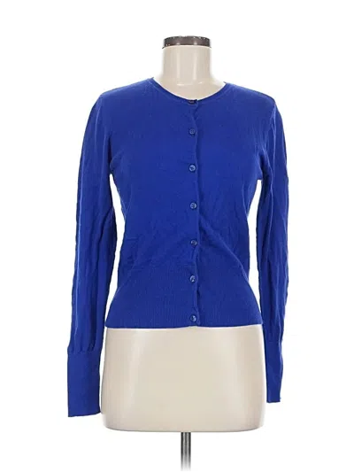 Pre-owned Oasis Cardigan Sweater In Blue