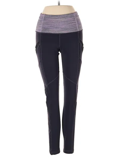 Pre-owned Lululemon Athletica Active Pants In Purple