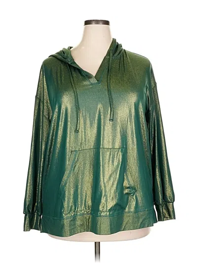 Pre-owned Livi Pullover Hoodie In Green