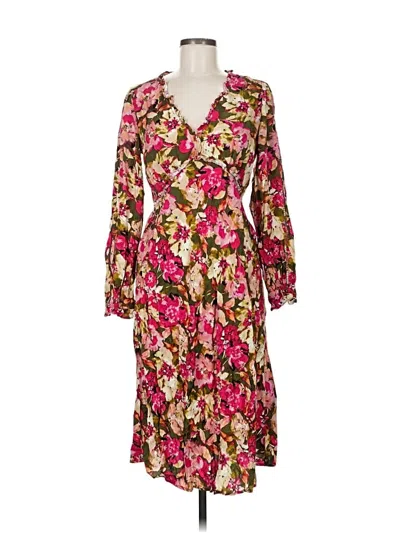 Pre-owned Sam Edelman Casual Dress In Burgundy