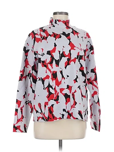 Pre-owned By Anthropologie Cardigan Sweater In Red