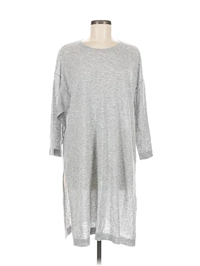 Pre-owned Eileen Fisher Casual Dress In Gray