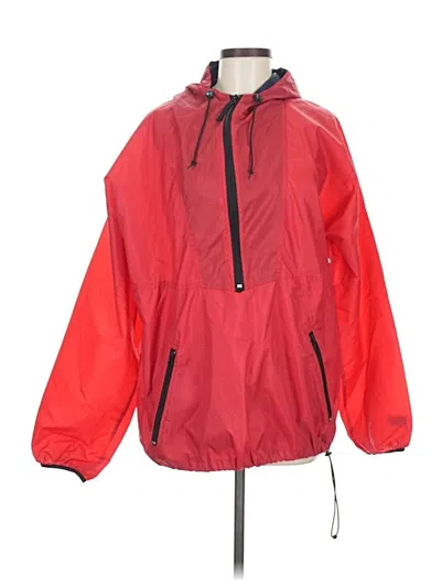 Pre-owned Helly Hansen Windbreaker Jacket In Red