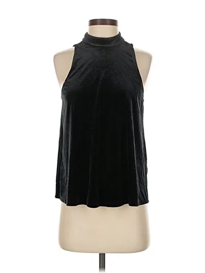 Pre-owned Abercrombie & Fitch Tank Top Black Halter Neckline Tops