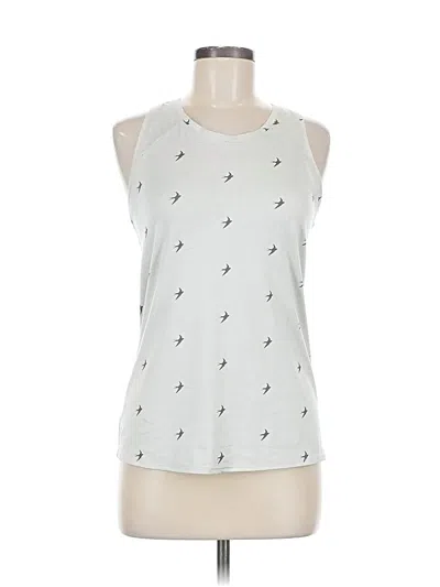 Pre-owned Oiselle Sleeveless T-shirt In Silver
