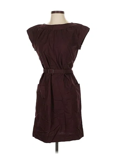 Pre-owned Apc Casual Dress In Burgundy