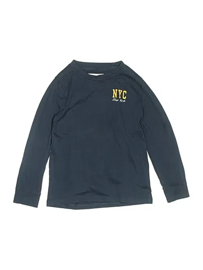 Pre-owned Abercrombie Kids' Long Sleeve T-shirt In Blue