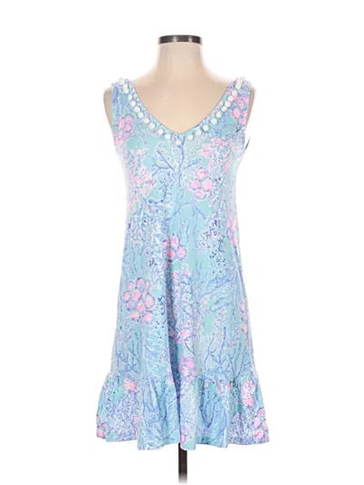 Pre-owned Lilly Pulitzer Casual Dress In Blue