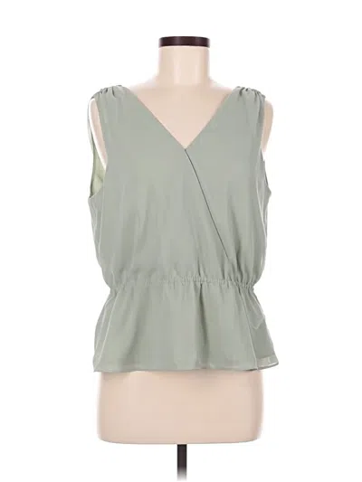 Pre-owned Banana Republic Sleeveless Blouse In Green