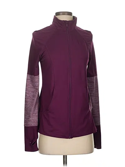 Pre-owned Danskin Now Track Jacket In Purple