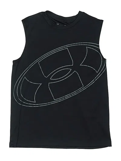 Pre-owned Under Armour Kids' Active Tank Top In Black