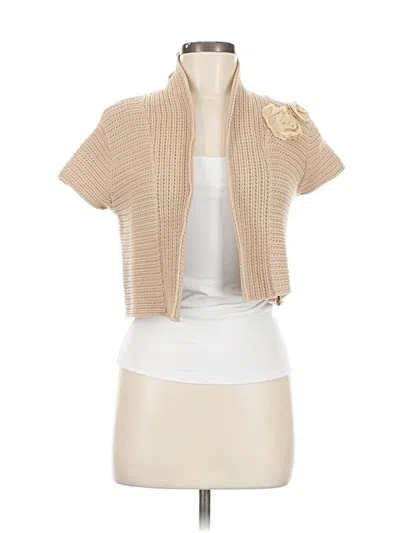 Pre-owned Cabi Cardigan Sweater In Brown