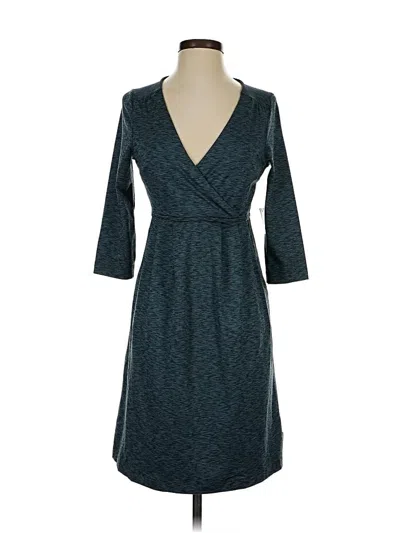 Eddie Bauer Casual Dress In Blue