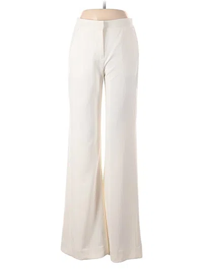 Pre-owned Halston Dress Pants In White