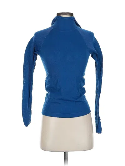 Pre-owned Athleta Turtleneck Sweater In Blue