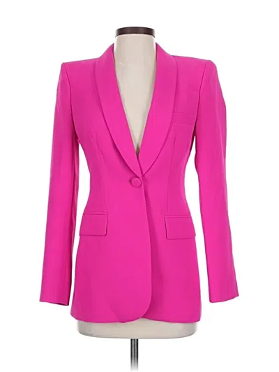 Pre-owned Zara Blazer Jacket In Pink