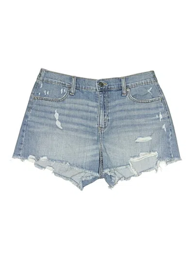 Pre-owned Aerie Denim Shorts In Blue