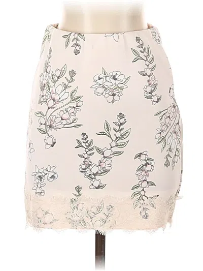 Pre-owned Streetwear Society Casual Skirt In White