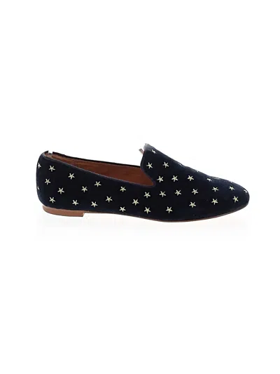 Pre-owned J.crew Factory Store Flats In Blue