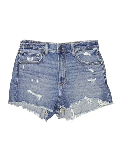 Pre-owned Abercrombie & Fitch Denim Shorts In Blue