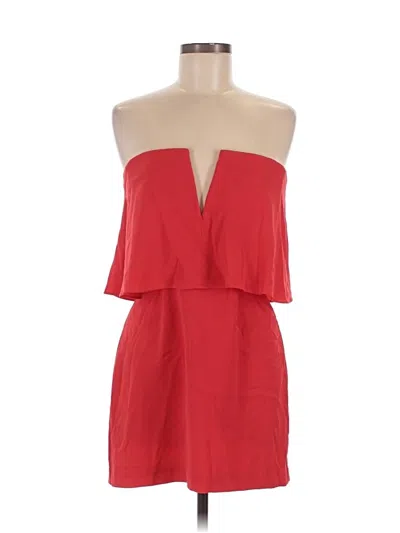Pre-owned Bcbgmaxazria Cocktail Dress In Red