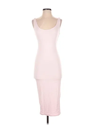 Pre-owned Naked Wardrobe Tank Top Pink Strapless Neckline Tops