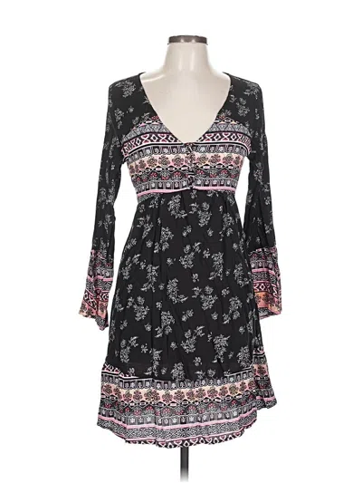 Pre-owned Eyeshadow Casual Dress In Black