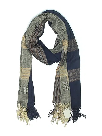Pre-owned Unbranded Scarf In Blue