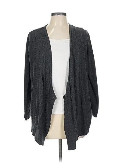Pre-owned Ann Taylor Loft Outlet Cardigan Sweater In Gray