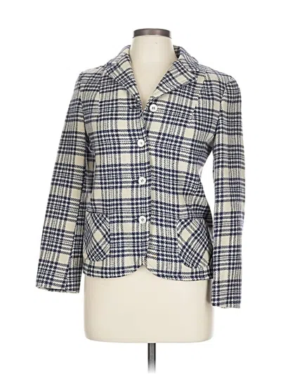 Pre-owned The Villager Blazer Jacket In White