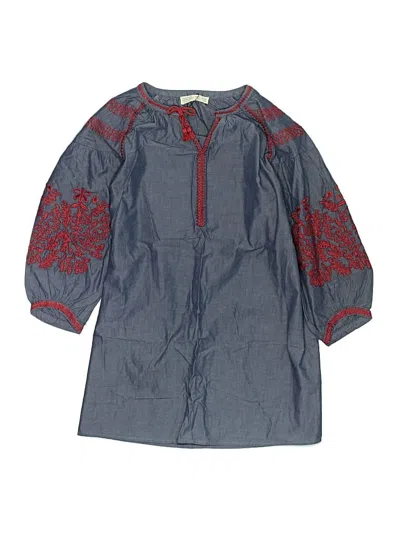 Pre-owned Zara Kids' Dress In Blue