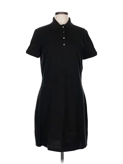 Pre-owned Lacoste Casual Dress In Black