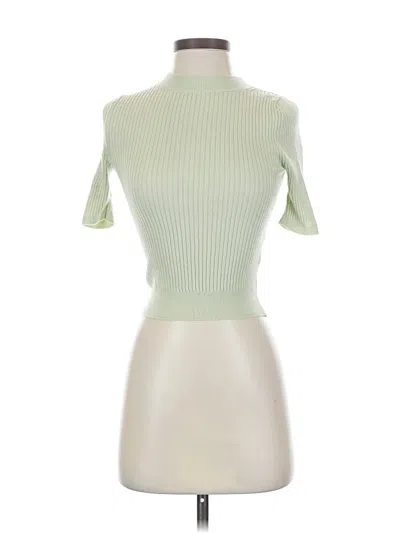 Pre-owned Uniqlo Wool Cardigan Sweater In Green