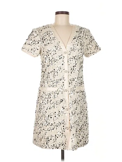 Pre-owned Eliza J Casual Dress In White