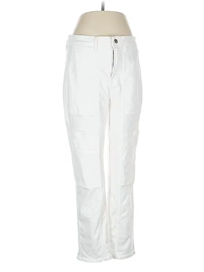 Pre-owned White House Black Market Cargo Pants In White