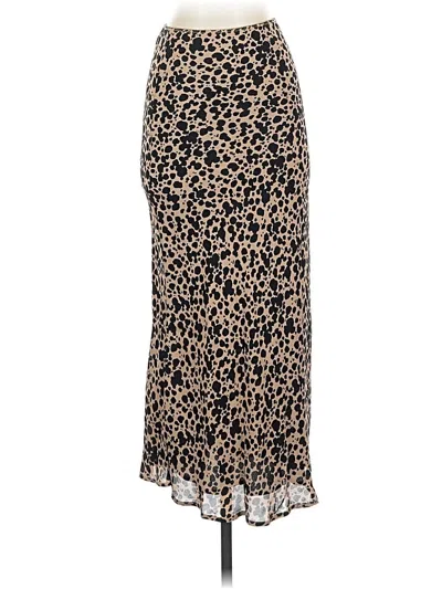 Pre-owned Reformation Casual Skirt In Brown